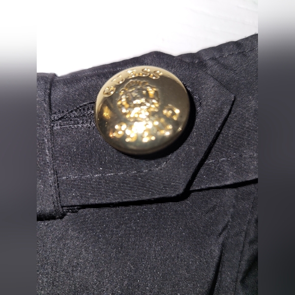 GUESS Raincoat/Jacket With Gold Accents Size Small - Picture 3 of 9